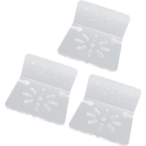 Omabeta étagères murales en acrylique Petite étagère murale flottante en acrylique, 3 pièces, pour caméras de auto casier (1/4)