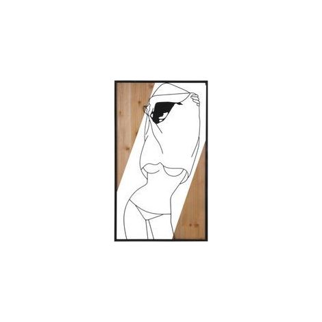 WALL PANEL STRIP -B- IRON AND WOOD CM 50X2X90 (1/5)
