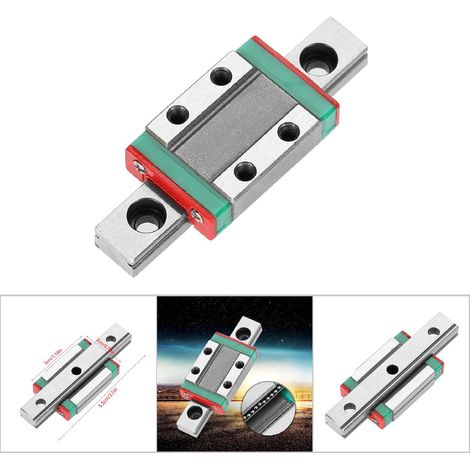 Stück Miniatur-Linearführung LML9B 9 mm mit Schlitten (55 mm) für CNC- und 3D-Drucker (1/5)