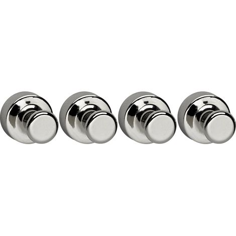 Maul Neodym Magnet (Ø x H) 15 mm x 20 mm Kegel Silber 4 St. 6168796 (1/5)