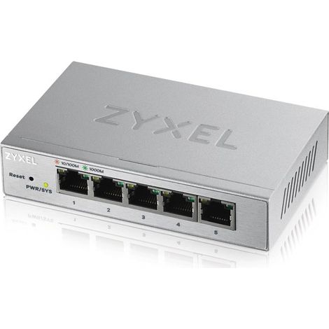 ZyXEL GS1200-5 – 5-Port-Gigabit-Netzwerk-Switch (1/4)