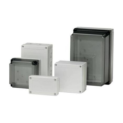FIBOX PCM 125/75 T 6016908 - CUSTODIA UNIVERSALE 130 X 130 X 75 IN POLICARBONATO GRIGIO CHIARO (RAL 7035), 1 PEZZO (1/2)