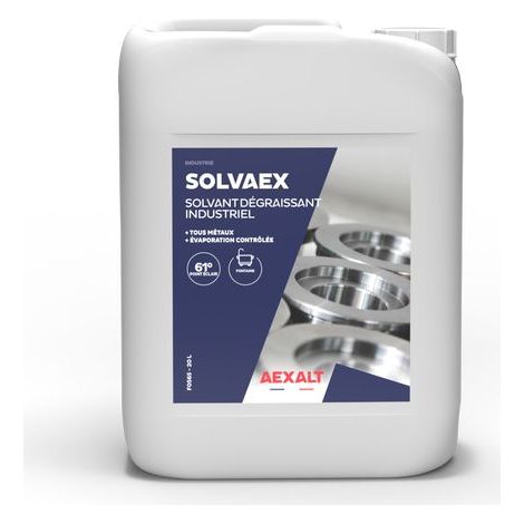 Sgrassante industriale multiuso per tutti i metalli e le parti meccaniche SOLVAEX - AEXALT - Fusto da 20 L - FO565