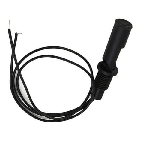Interrupteur à flotteur pour niveau d'eau horizontal en plastique PP 12 V 220 V 10 W pour réservoir, piscine, aquarium, filtre, chauffage, câble de montage latéral, 35 cm, température de -10 à 85 (1/5)