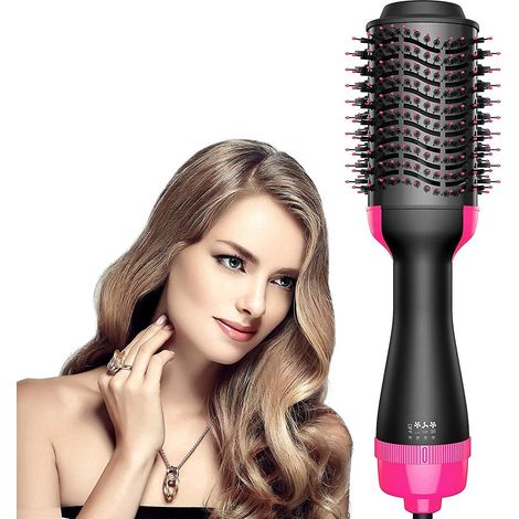 brosse Soufflante, 1100 W, Brosse Ronde Multifonctionnelle 5-en-1 Pour Sche-cheveux, Brosse Sche-cheveux Avec Titane, Brosse Sche-cheveux Ionique (1/3)