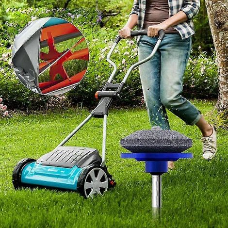Nouveaux modèles 1 pièce Affûteur de lames de tondeuse à gazon plus rapide de 1,96 po Affûteur de lames de tondeuse à gazon universel Perçage rotatif