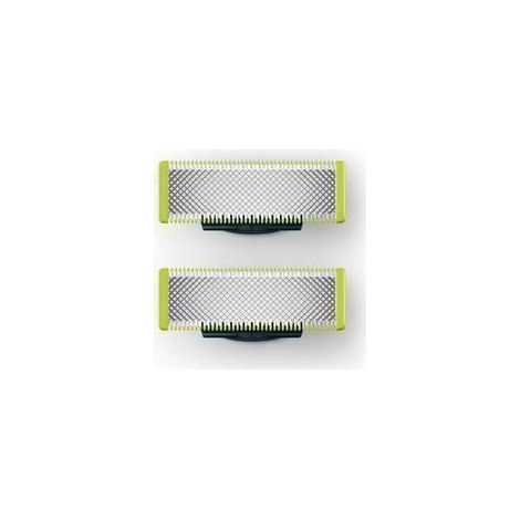 Lames de rasoir jetables OneBlade 2 unités, compatibles avec les appareils Philips QP210/50, précision et confort pour le contouring du visage et du corps (1/4)