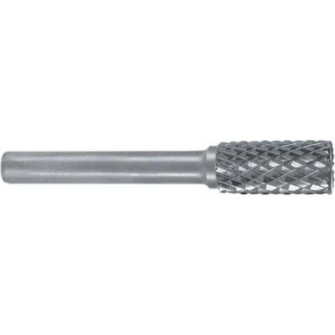 RUKO Fresa de metal duro ZYAS Ø 3 mm longitud de cabeza 14 mm vástago Ø 3 mm en bruto dentado KVZ 4 con frente - 116047