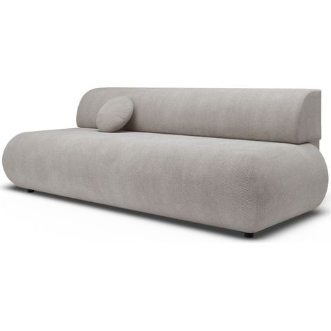 Selsey Armone – 3-Sitzer Sofa mit Schlaffunktion, Chenille, Hellgrau (1/5)