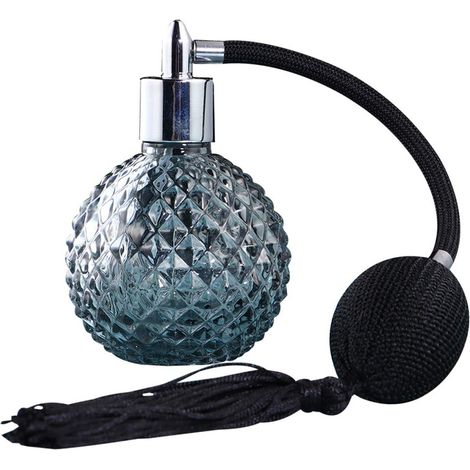 100ml Vaporisateur à Parfum Vintage Cristal Ananas Grain Rechargeable avec Long Pompon pour Voyage (1/5)