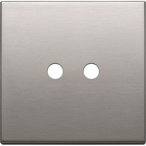 VIMAR - 22682.RN.2.11 Plaque ronde 2Mx2 Nickel brossé