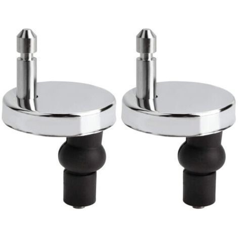 2 charnières universelles de 55 mm pour portes de toilettes. Remplacement pour toutes les portes. Installation rapide. (1/3)
