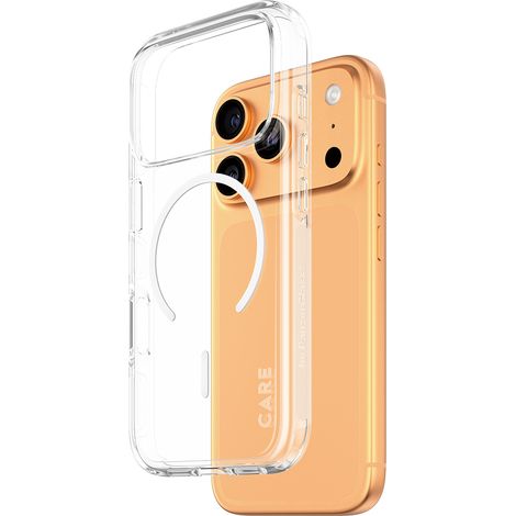 PanzerGlass CARE by ® Flagship Case Transparent Urban Explorer m. Weiß MagSafe iPhone 17 Pro, Cover, Apple, Apple - iPhone 2025 Pro, Transparent (1/5)
