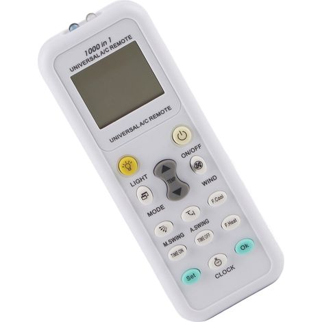 Télécommande universelle pour climatiseur avec écran LCD et réglages en un clic (1/5)