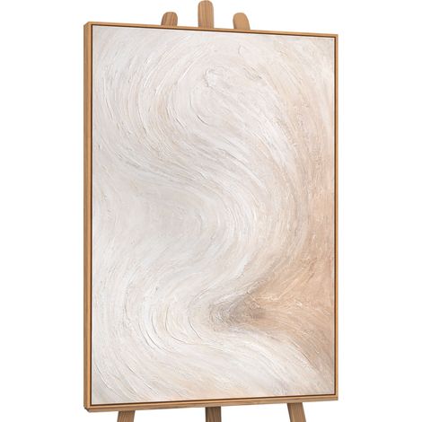 Gemälde Lichtstrom Rahmen Eichefarben 120x80 cm (1/5)