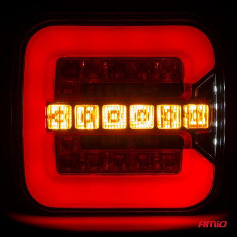 Feu arrière combiné à LED RCL-08-LR dynamique gauche droite AMIO-02373 (1/5)