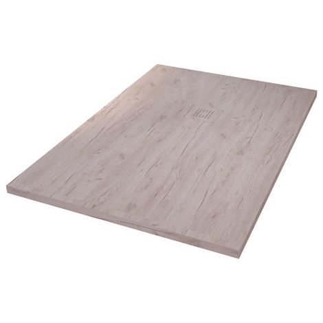ONDEE - Plato de ducha NATURO - Recortable  - Resina - Madera - Extra-plano - 70x120cm (1/4)