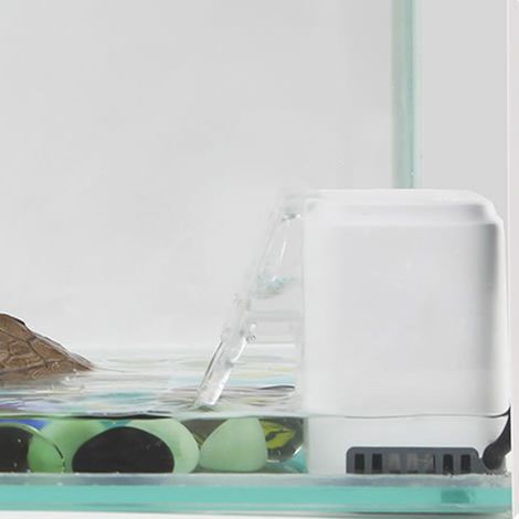 Filtre de Pompe à Eau pour Aquarium de Tortue et Poissons d'Eau Douce Faible Niveau Silencieux 3 en 1 Circulation d'Eau-AUTRES