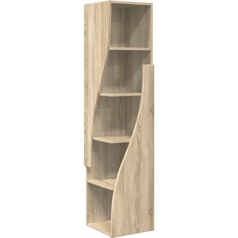vidaXL Corner Cabinet 32 x 32 x 140 cm Engineered Wood Sonoma Oak