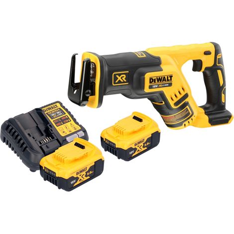 Sierra sable a batería DeWalt DCS 367 P2 18 V sin escobillas + 2 baterías de 5,0 Ah + cargador (1/4)