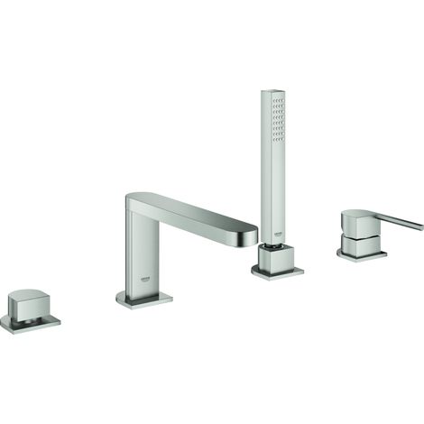 GROHE Plus Combiné monocommande 4 trous pour baignoire, montage (1/4)
