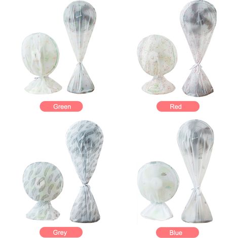 Housse de protection intégrale pour ventilateur sur pied, fermeture éclair, étanche, en PEVA, avec rangement intégré. (1/5)