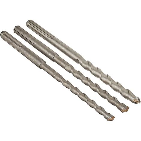 Scheppach 7907900002 Accessoires de perçage et de marteau perforateur/Set de forets, compatible avec le dh1200 Max, diamètre 16/18/20 mm, L 320
