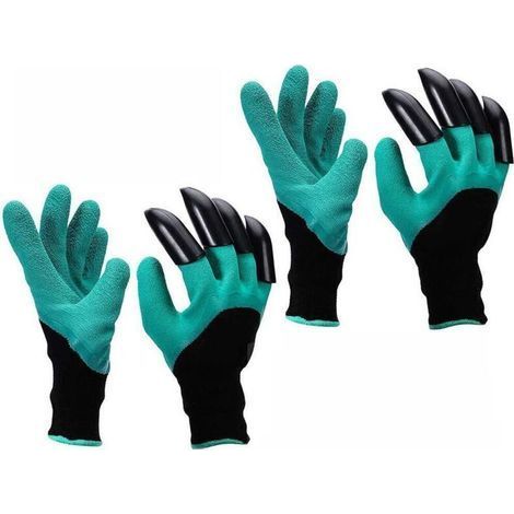 2 Paires De Gants De Jardinage Anti-Épines Pour Plantation De Cactus, Roses Et Travaux De Pépinière Avec Griffes Renforcées (1/5)