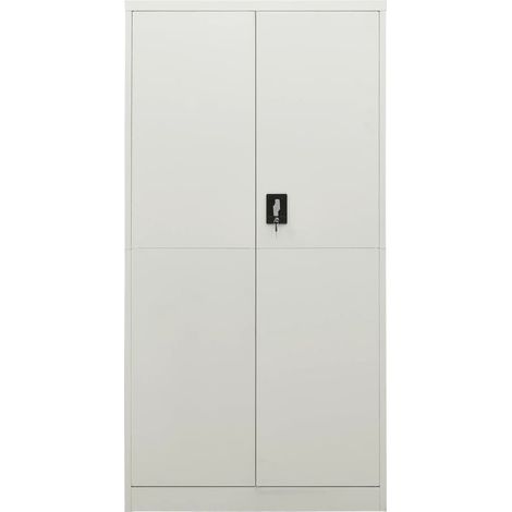 Meubles de Rangement,Armoire à casiers Gris clair 90x40x180 cm Acier CFW339421 (1/5)