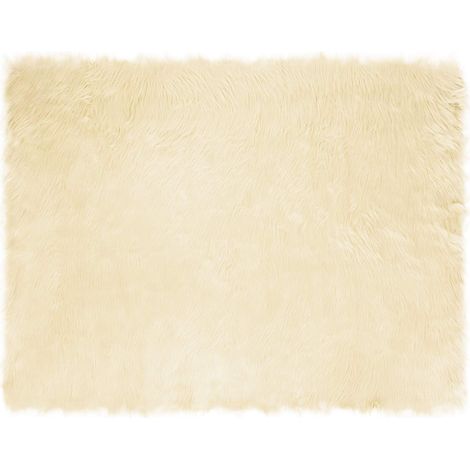 Maison Exclusive - Teppich aus Kunstschaffell TAFALLA Creme 240 x