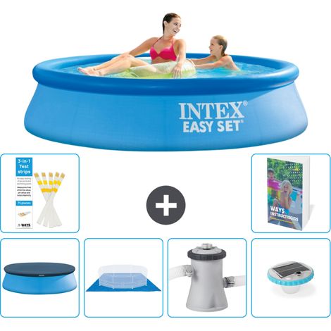 Intex Piscine Easy Set Ronde - 244x61 cm - 7-pièces S74 (1/5)