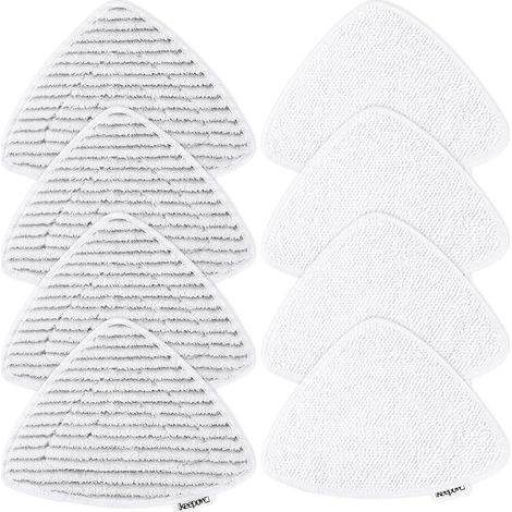 8 Rechange pour nettoyeur vapeur Vileda Steam - Compatible avec le nettoyeur vapeur Vileda Steam et le nettoyeur vapeur Vileda Steam Plus, matériau de mise à niveau (4 gris + 4 blancs) (1/5)