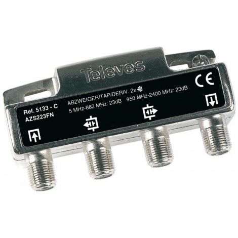 Rubinetto 2D tipo C con connettori F