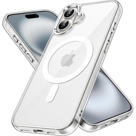 Handyhülle iPhone 16 MagSafe Magnetisch Stoßfest Durchsichtig (1/5)
