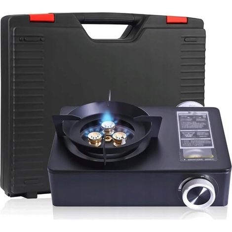 Fornello da campeggio a gas, griglia per cartucce di gas, alta potenza 5200W