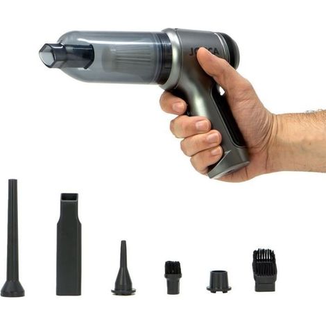 Aspirateur de voiture - JOCCA - 2000 mAH - 2 vitesses - Gris (1/5)