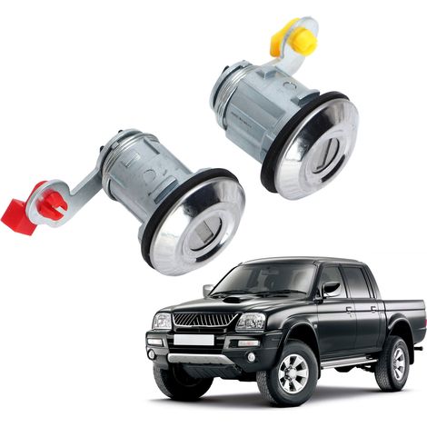 Türschließzylinder für linke und rechte Tür mit zwei Schlüsseln, YE05506A, passend für MITSUBISHI L200 2001-2005. (1/5)