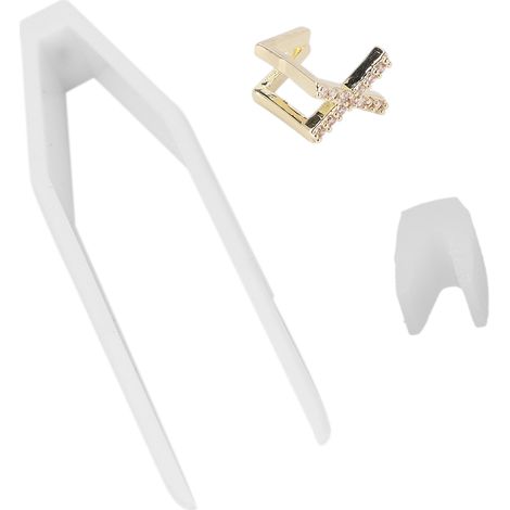 Bague dentaire en métal plaqué or avec lettre X anglaise, bijou de dents tendance pour les fêtes (1/5)