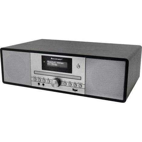 soundmaster Radio de table DAB+, FM, FM CD, USB, FM, MP3, DAB+, AUX avec télécommande, fonction réveil noir