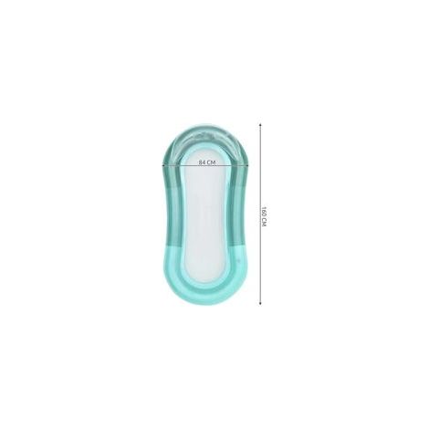 Matelas gonflable, hamac de piscine en filet, bleu (1/2)