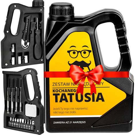 Kit di attrezzi per la festa del fidanzato, pratico cacciavite, punte, custodia, contenitore (1/5)