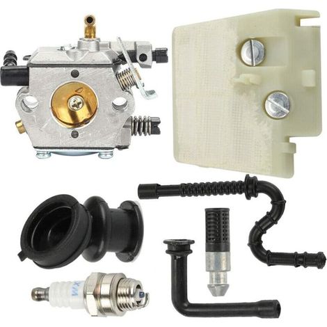 Carburetor kit for Stihl 026 MS260 MS240 240 Walbro WT-194 & spark plug air filter