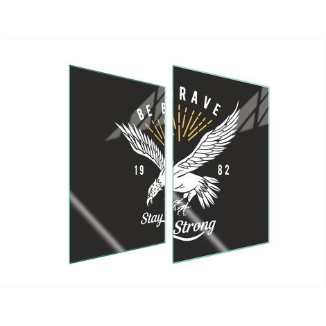 PIASTRA PROTETTIVA IN VETRO PER CUCINA 2x35x52 BIRD (1/5)