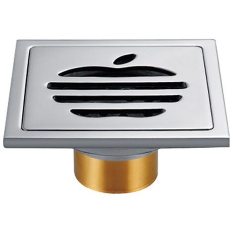 Stainless Steel Shower Drain with Strainer Filter Square Shower Drain Anti-Odor Floor Drain for Bathrooms (1/5)