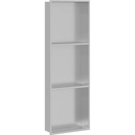 Maison Exclusive - Nicchia per doccia Argento 90 x 30 x 9,5 cm
