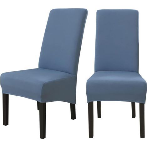 6PCS Universal Dining Chair Cover Stretch Microfiber Washable Chair Covers for Wedding Hotel