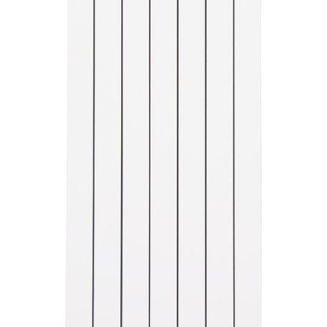 Radiateur Alu Jabor avec raccord milieu Type 1400-3, RAL 9010