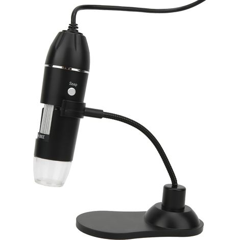 LED-Digitalmikroskop (50x-1000x) mit USB-Anschluss und Halterung (1/5)