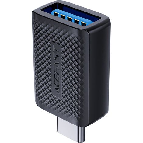 Adaptateur USB-A vers USB-C 3.0 (mâle) 5 Gbit/s - Noir (1/5)