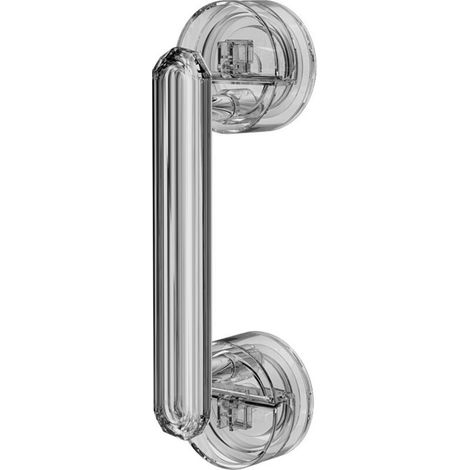 Türgriff mit Saugnapf, wasserdichter Tür- und Fenstergriff ohne Bohren, geeignet für Badezimmer (silber) (1/5)